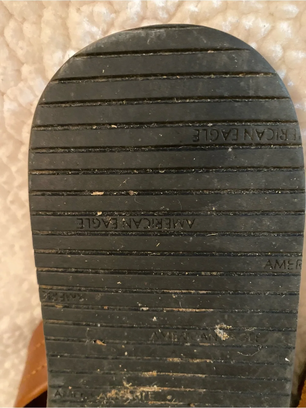 American Eagle Outfitters Men's Brown Flip-Flop Sandals